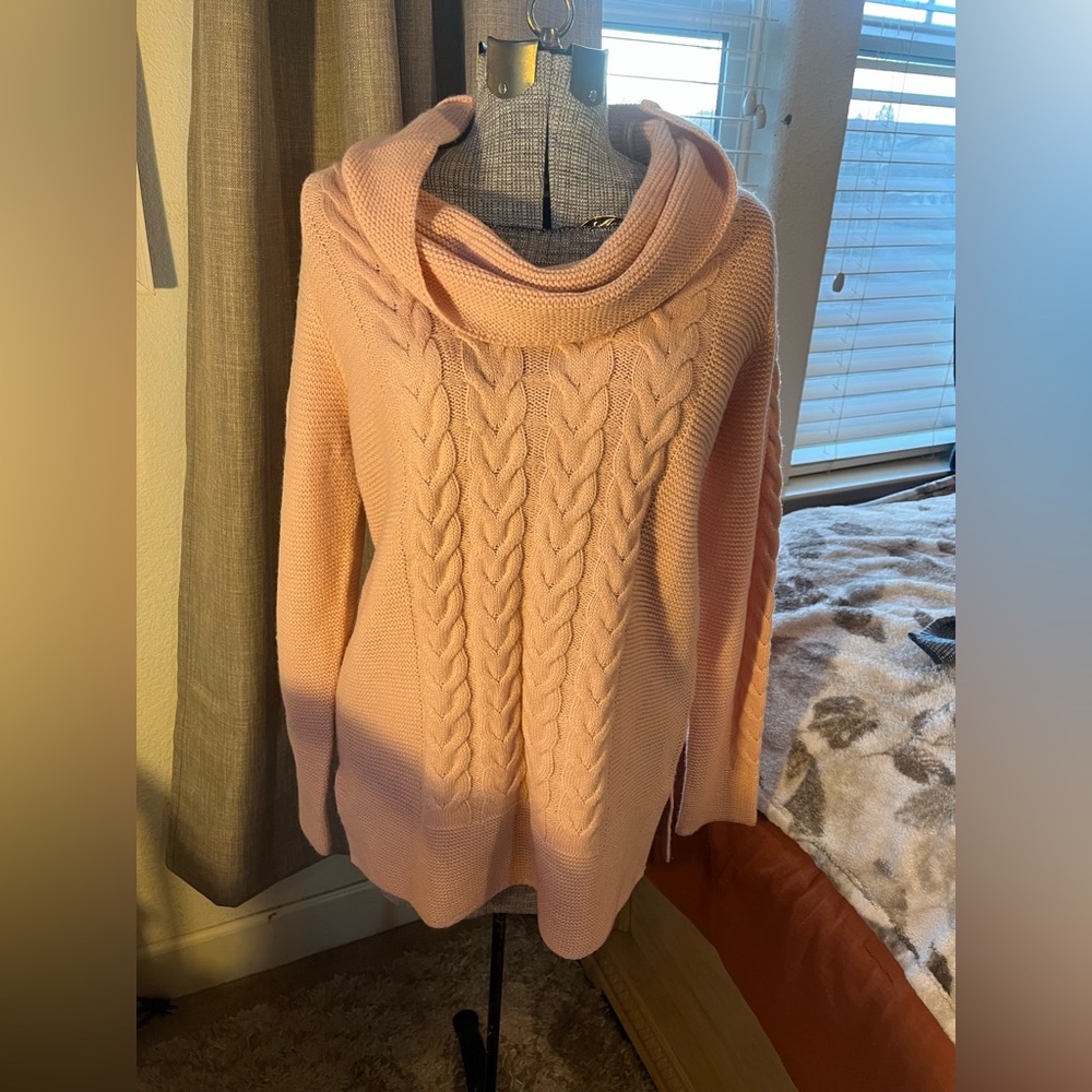 Pink knitted Calvin Klein Sweater Sz: M